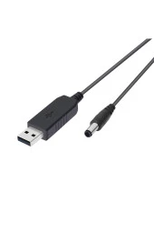 USB DC Dönüştürme Kablosu 5V 12V voltaj Yükseltme Kablosu 5.5x2.5mm Usb to DC smart step-up cable - 2