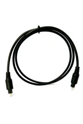 1 Metre Optik Kablo 1m Dijital Optik Ses Kablosu Optik Fiber Toslink Kablo Erkek Erkek - 2