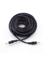 15 Metre Aux Kablo 3.5mm Stereo Erkek Erkek Müzik Ses Kablosu - 2