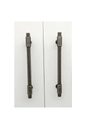 Handles Kulp Mobilya Dolap Mutfak Çekmece Kulpu 158 Mat Skoç Füme 192 Mm (19,2 Cm) 10 Adet thumbnail 2