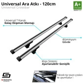 S-Dizayn Universal Standart Model Ara Atkı 120 Cm - 1