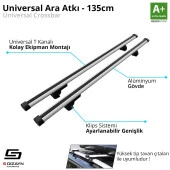 S-Dizayn Universal Standart Model Ara Atkı 135 Cm - 1