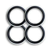 Oto Lastik Yanağı Lüks Siyah Beyaz 14 Jant 4 Adet Yanak thumbnail 1