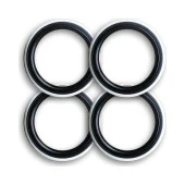 Oto Lastik Yanağı Lüks Siyah Beyaz 16 Jant 4 Adet Yanak thumbnail 1