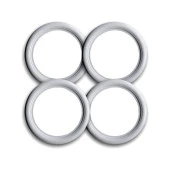 Oto Lastik Yanağı Lüks Beyaz 16 Jant 4 Adet Yanak thumbnail 1