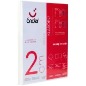 Önder Sunum Klasörü 2 Halkalı 20 MM A4 Beyaz 2002-5 - 1