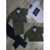 Ruhat Erkek gömlekli üçlü takım - 6