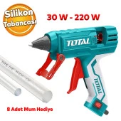 Dayanıklı Sağlam Sıcak Mum Silikon Tabancası 11.2 mm Tutkal Isı 30 W-220 W Mum Çubuğu Hediyeli - 1
