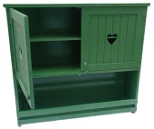 Hobi ADN 90356 Mutfak Dolap Terek Kalp Kapaklı Ahşap MDF Parlak Yeşil El Yapım - 3