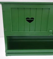 Hobi ADN 90356 Mutfak Dolap Terek Kalp Kapaklı Ahşap MDF Parlak Yeşil El Yapım - 5