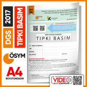 2017 DGS Sayısal-Sözel ÖSYM Tıpkı Basım Çıkmış Soru Deneme Kitapçığı (Video Çözümlü Türkiye Geneli) - 1
