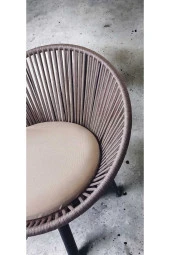 Grasia home Eylo Metal Sandalye Mutfak Sandalyesi, Makyaj Masası Sandalyesi, Çalışma Masası Sandalyesi thumbnail 5