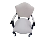 Sandalye 19443 Kelebek Berjer Model Kayın Aslan Ayak Klasik ceviz Kalite kumaş - 6