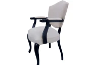 Sandalye 19443 Kelebek Berjer Model Kayın Aslan Ayak Klasik ceviz Kalite kumaş - 2