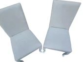 Sandalye 18577 Giydirm Terletmez Keten Kumaş Kayın Aslan ayak Parlak Beyaz El Yap thumbnail 2