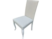 Sandalye18576 Giydirme Terletmz Keten Kumaş Kayın aslan ayak Parlak Beyaz El Yapı thumbnail 5