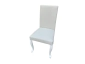 Sandalye18576 Giydirme Terletmz Keten Kumaş Kayın aslan ayak Parlak Beyaz El Yapı thumbnail 7