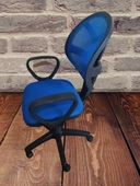 Çalışma KoltuK 18203 klimatik sırt MAVİ Ort Oturum Sağlam Şık Kullanış El Yapım - 2