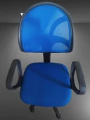 Çalışma KoltuK 18203 klimatik sırt MAVİ Ort Oturum Sağlam Şık Kullanış El Yapım - 3