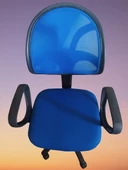 Çalışma KoltuK 18203 klimatik sırt MAVİ Ort Oturum Sağlam Şık Kullanış El Yapım - 4