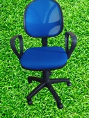 Çalışma KoltuK 18203 klimatik sırt MAVİ Ort Oturum Sağlam Şık Kullanış El Yapım - 6