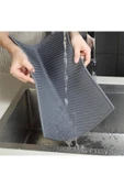 Elastik Kokusuz Mutfak Bulaşık Matı Su Tahliyesi 43x33 Cm - 5