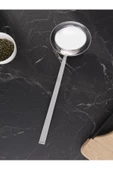 Çelik Servis Kevgir Kepçe Kaşık Spatula Seti 4'lü Lüx Mutfak Servis Yemek Hazırlık Takımı - 5