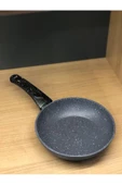 Granit 18 Cm Tekli Tava Siyah - Omlet Tavası Kahvaltılık Sos Tava - 5