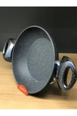 Granit 18 Cm Tekli Sahan Siyah - Sahanda Omlet Çift Kulplu Kahvaltı Sos Tavası - 3