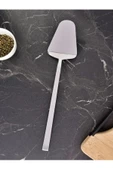 8 Adet Paslanmaz Çelik Servis Maşa Seti Izgara Salata Makarna Pasta Kepçe Kevgir Servis Kaşığı thumbnail 2