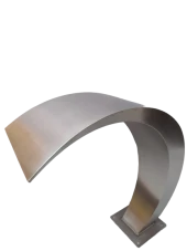 Havuz 17836 şelale Kobra Model 500-600mm 316 kalite Paslanmaz çelik El Yapım - 5