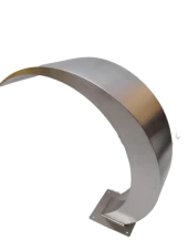 Havuz 17836 şelale Kobra Model 500-600mm 316 kalite Paslanmaz çelik El Yapım - 6