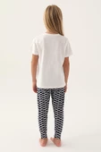 Arnetta Kız Çocuk Garson Krem  Pijama Takımı 2871 - 3