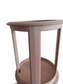 Gümüşlük 17328 Yuvarlak MODEL 98 HAM Kayın Lükens Aslan Ayak Bombe Cam El Yapım thumbnail 4