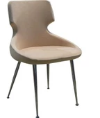 Sandalye 13723 Milenyum Model Metal çelik nikelaj Dökme sünger babyface kumaş - 4