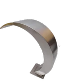 Havuz 12854 şelale Kobra 1000-400 mm 316 kalite 1,2 mm Paslanmaz çelik El Yapım - 7