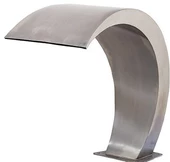 Havuz 12854 şelale Kobra 1000-400 mm 316 kalite 1,2 mm Paslanmaz çelik El Yapım - 1