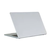 Apple Macbook Air 13.6inç M3 A3113 Kılıf Premium İnce PC Mat Bottom Kapak - 1
