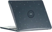 Apple Macbook Air 15inç M3 A3114 Kılıf Simli Ön Arka Kapak - 1