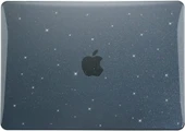 Apple Macbook Air 15inç M3 A3114 Kılıf Simli Ön Arka Kapak - 10