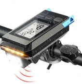 Forte GT 6145 Bisiklet 450 Lümen Ön Işık Ve Km Saati Wıreless Kablosuz Mavi thumbnail 1