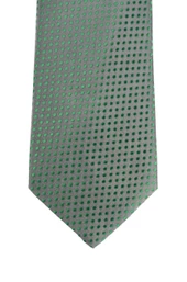 Cengiz İnler Puantiye Desenli Mendilli Mikrofiber Erkek Kravat - 1
