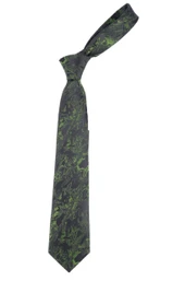 Cengiz İnler Etnik Desen Mendilli Mikrofiber Erkek Kravat - 2