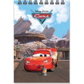 Cars A7 42 Yaprak Spiralli Bloknot - 7