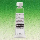 Schmincke Horadam Aquarell Tube 15ml Seri 2 Permanent Green 526 - 1