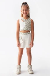 Kız Çocuk Pop Crop Bluz 36515 - 11