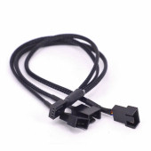 1 to 3 Çoğaltıcı 25cm Fan Uzatma Kablosu Y Tip 4 Pin 3 Pin Bilgisayar Kasa Anakart Ekran Kartı - 5
