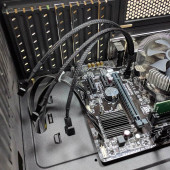 1 to 3 Çoğaltıcı 25cm Fan Uzatma Kablosu Y Tip 4 Pin 3 Pin Bilgisayar Kasa Anakart Ekran Kartı - 8