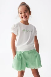 Kız Çocuk Paper Swan Tshirt 36512 - 2