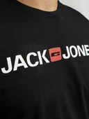 Jack Jones Logo Crew Neck Noos Erkek Tişört 12137126 - 5